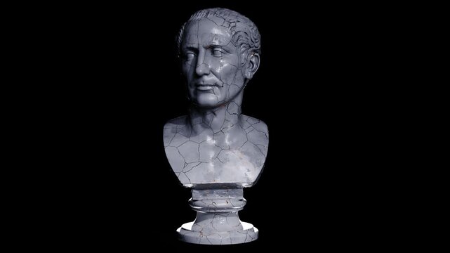 Rotating Sculpture of Farnese Caesar Digital Sculpture
