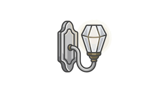 Detailed vintage outdoor vintage sconce lamp