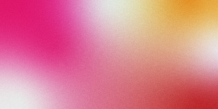 Abstract pink, orange and red gradient background with soft blur transitions and subtle grain texture. Modern vibrant backdrop for creative projects. Colorful atmospheric design with elegant depth.