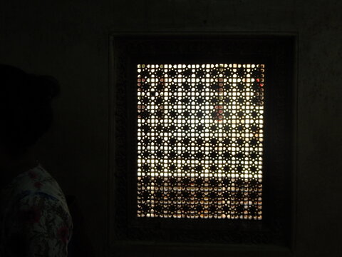 window of the old bulding