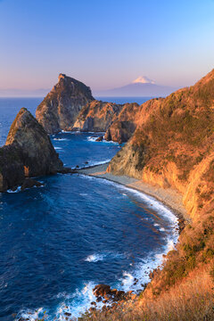 静岡南伊豆_雲見千貫から見る富士山の絶景