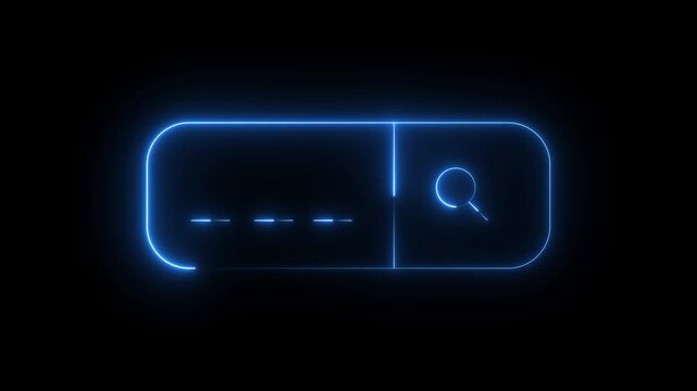 Search bar. digital space graphic design .text box for searching database or web browser. animation