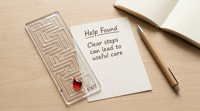 Blood Donation Maze Solution for Clear Care