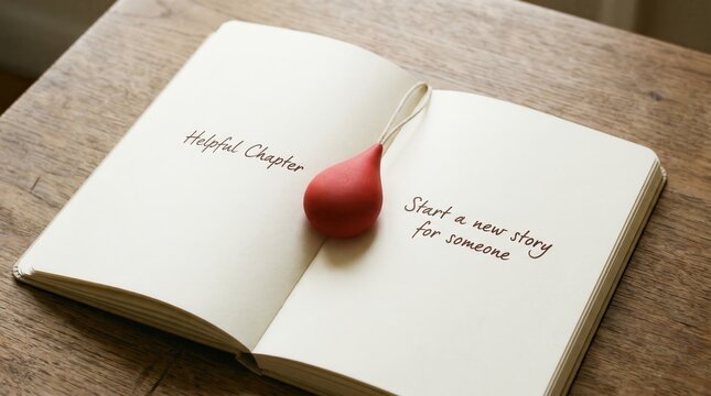 Red Blood Droplet Symbolizing Blood Donation