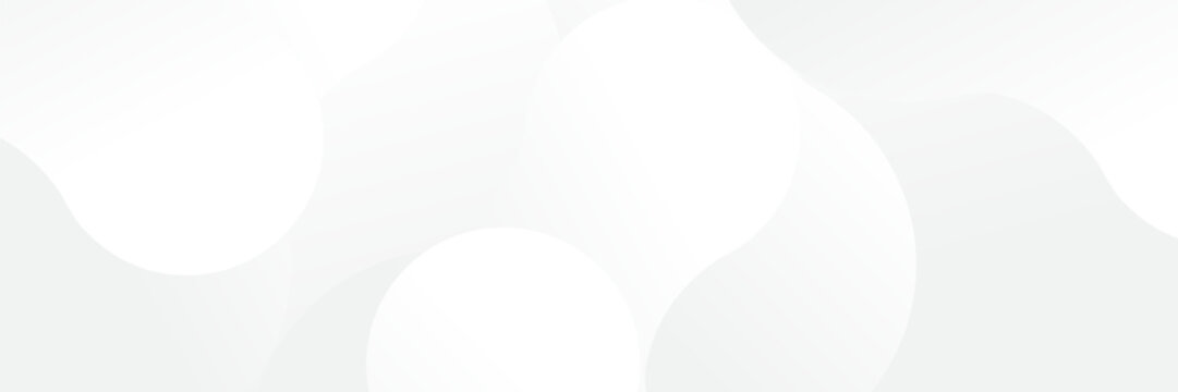 Abstract pattern white geometric banner design background.