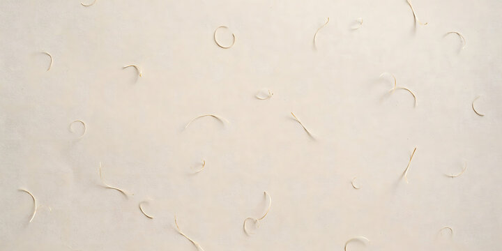 Light beige textured surface with curled and circular background, isolated on transparent, background png