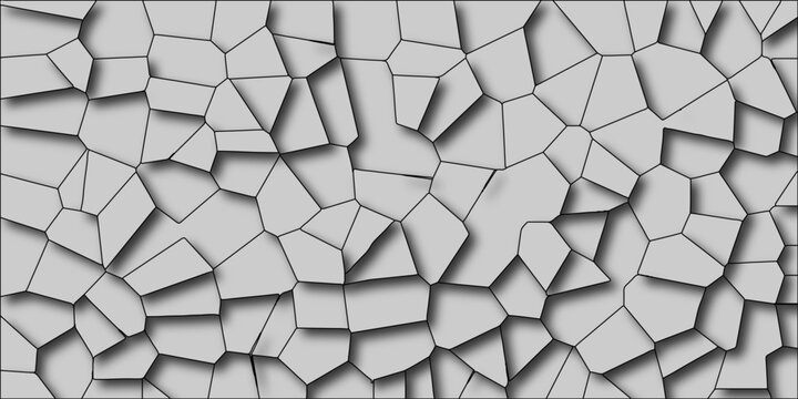 Abstract colorful background with triangles. background of crystallized. Pastel light mint colors stone tile pattern. Golden gradient lines stroke abstract white crystalized broken glass background