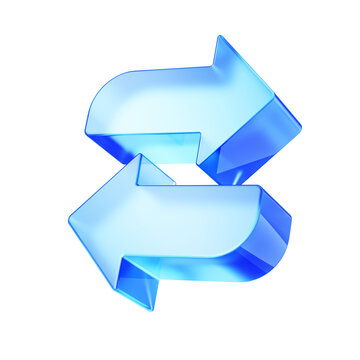 Two arrows - exchange arrow icon - Arrows data transfer icon concept