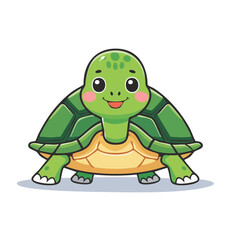 Obraz premium Cute cartoon turtle illustration