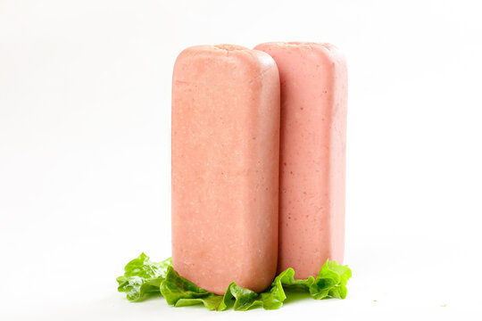 Fresh Pork Sausages with Lettuce - Instant Meat Product for Lunch