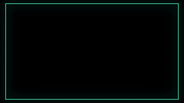 flat outline rectangle shape animation with transparent background, line drawing style motion graphic animation in 4K VIDEO with alpha channel.