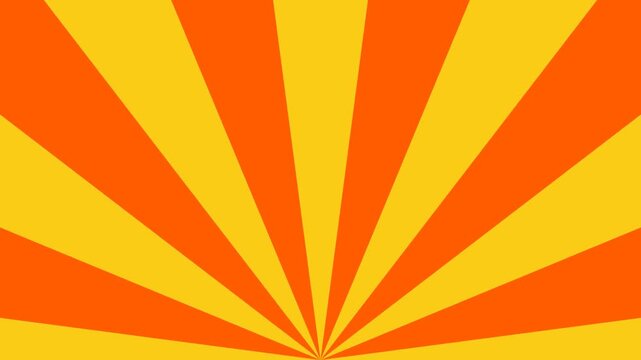 Vibrant yellow and orange sunburst radial background pattern.