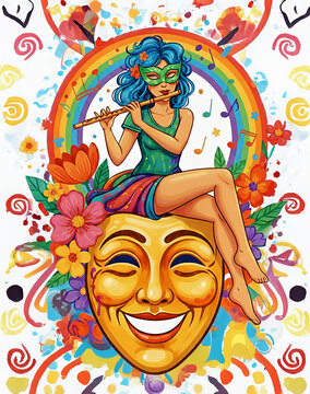 Melodie di Carnevale, Armonia e Gioia tra Maschere e Colori 0053