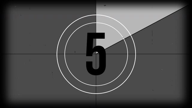 A sequence of frames displaying a countdown from 10 to 1 with numbered circles, used for timing or countdown purposes in digital interfaces or presentations.