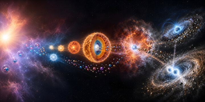 Cosmic Element Formation From Big Bang To Stars