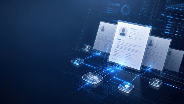 Digital CV and Resume Interface for Recruitment Technology