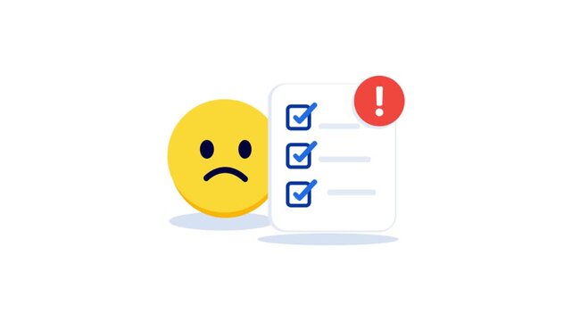 Deadline Reminder Alert Animation for Productivity Dashboard