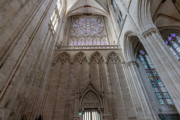 Obraz premium Netre-dame cathedral, Sees, orne, normandy, france
