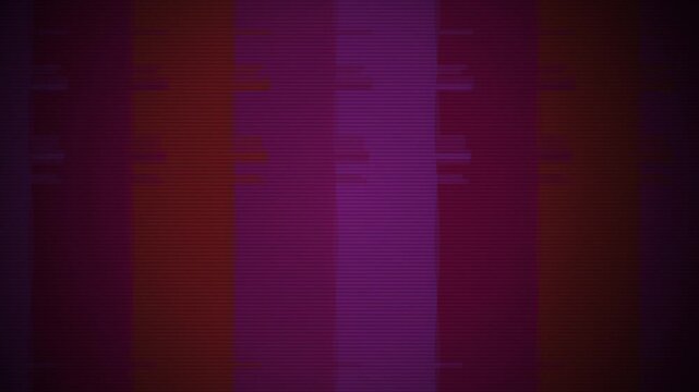 Vertical purple and red stripes with scanline texture