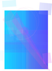 Obraz premium Vibrant Abstract Blue and Purple Gradient Design.