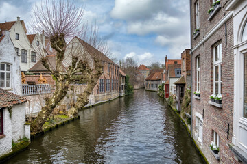 Fototapeta premium Bruges, the capital of West Flanders in northwest Belgium