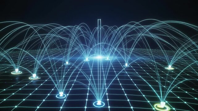 Global digital payment network enables cashless society with advanced fintech infrastructure and digital transaction technology.