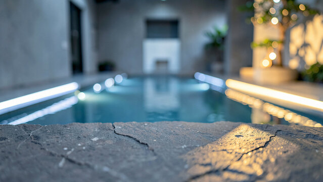 A Rough Grey Basalt Stone Surface In The
