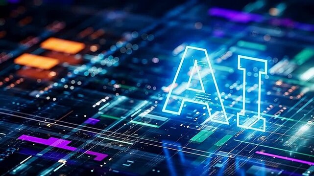 AI technology circuit board