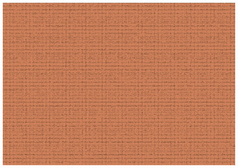 Fototapeta premium Abstract terracotta orange texture with subtle horizontal and vertical grid