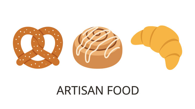 Baked Goods and Pastry Shops Displayed in Food Items from a Variety of The Daily Bakery