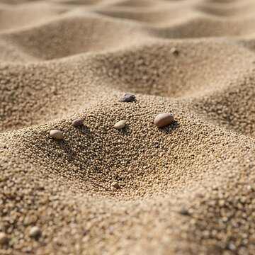 Desert sidewinder snake camouflaged in sand.