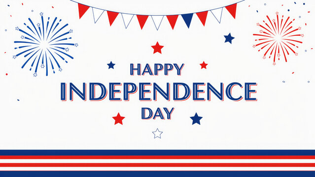 Happy independence day celebration background