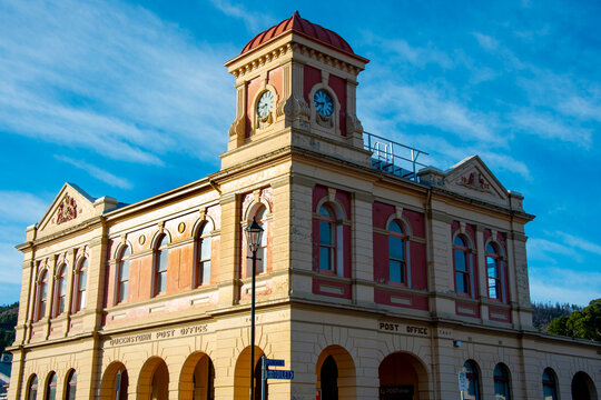 Historic Queenstown Post Office in Tasmania
