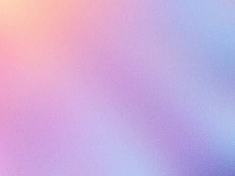 Pastellfarbener Grain Gradient Hintergrund in Rosa, Flieder und Hellblau