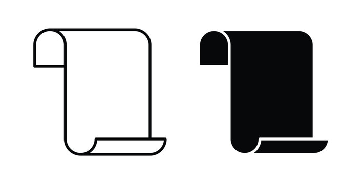 Scroll paper icon