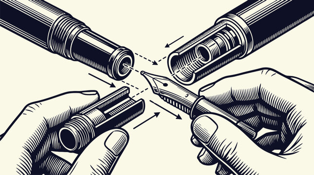 Illustrated hands holding pistols in tense standoff.
