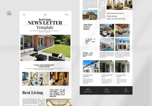 Real Estate News Letter Template