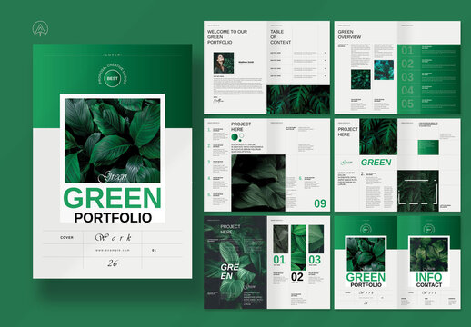 Green Portfolio Design Template