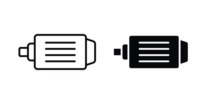 Car alternator icon