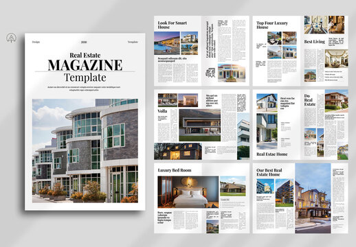 Real Estate Magazine Template