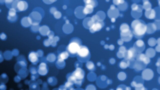 Abstract bokeh background with soft circular light orbs animation, dreamy blurred dots vibrant gradient lighting