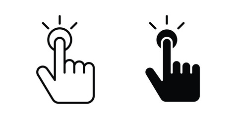 Fototapeta premium Hand click icon