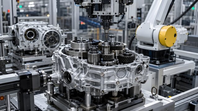 EV Reducer Gearbox Assembly Process