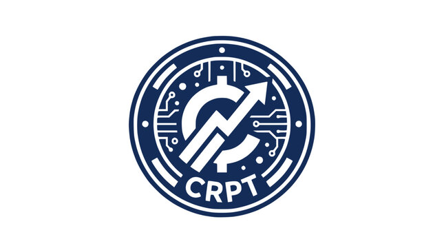 Cryptocurrency coin with two color illustration style drawing  Technology  Cryptocurrency coin  Currency with illustration