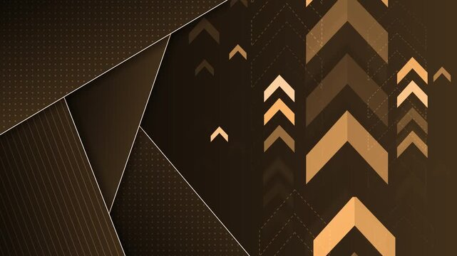 Abstract monochrome geometric chevron background animation