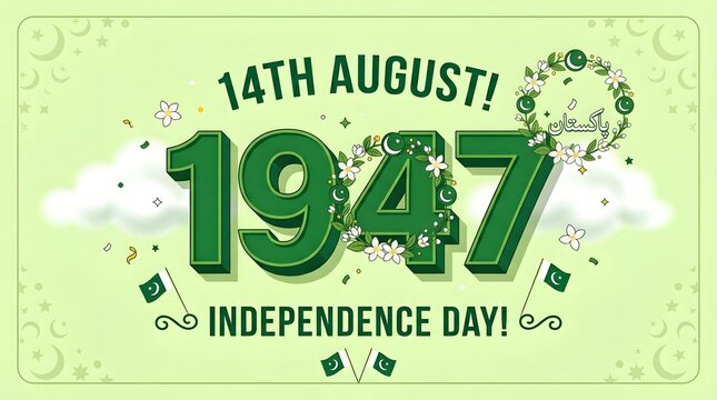 Pakistan independence day celebration on august 14th 1947