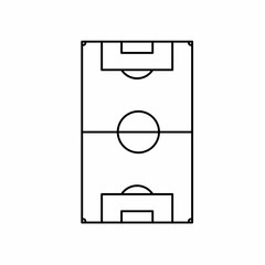 vector illustration of a soccer field © Didik