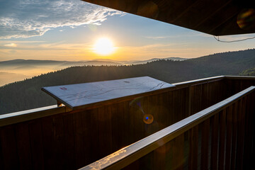 Wschód Słońca, Beskid Sądecki © Maciej G. Szling