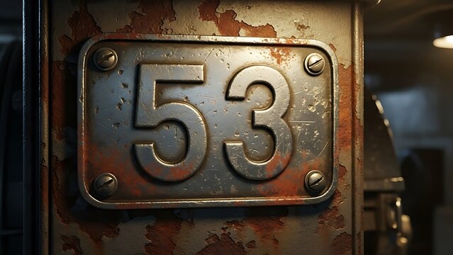 Vintage wooden wall clock showing 53 minutes.