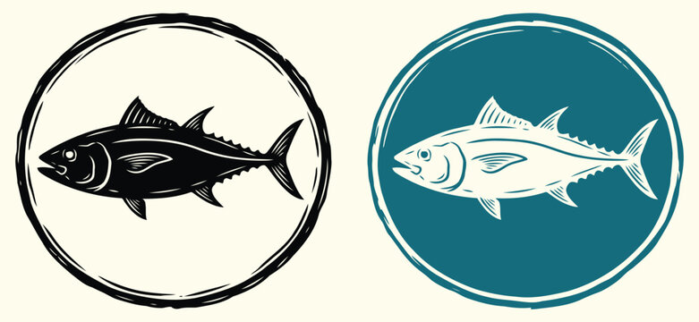 Tuna fish logo designs